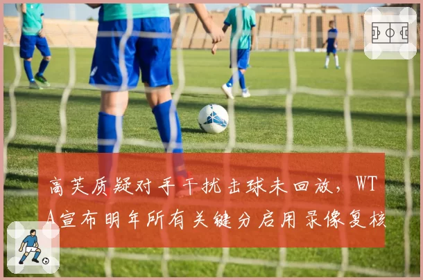 高芙质疑对手干扰击球未回放，WTA宣布明年所有关键分启用录像复核